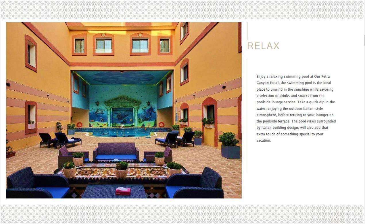 Petra Canyon Hotel Vádi Músza Kültér fotó