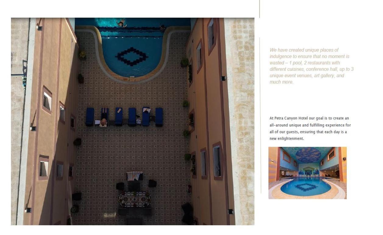 Petra Canyon Hotel Vádi Músza Kültér fotó